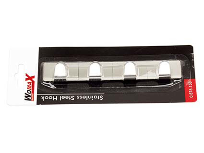 Slika Kuka samolepljiva SS 25×116 mm – 4 kukice